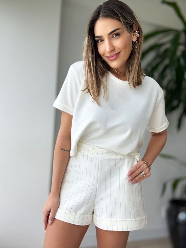 SHORTS ALFAIATARIA RISCA DE GIZ 