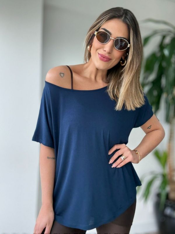 BLUSA OMBRO A OMBRO EM SOFT 