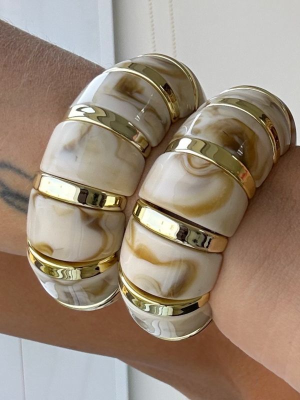 BRACELETE ELASTICO RESINADO