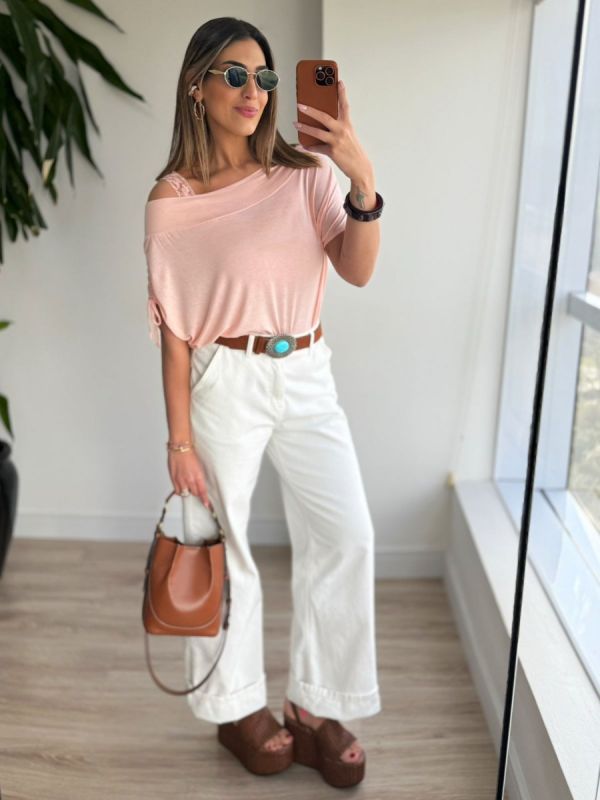 BLUSA PUXADINHA OMBRO 