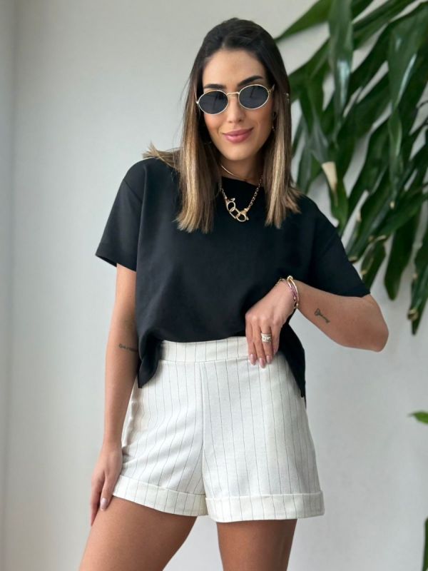 SHORTS ALFAIATARIA RISCA DE GIZ 