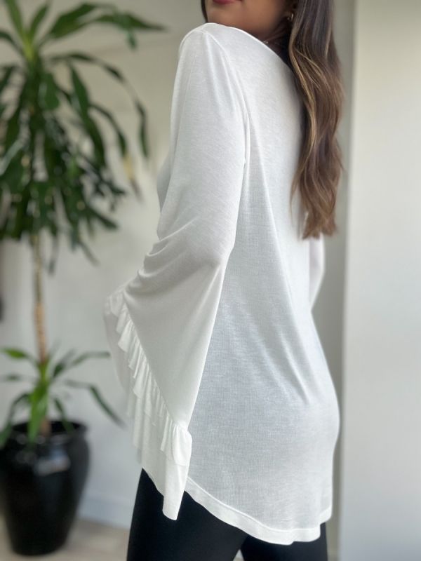 BLUSA MANGA SINO DUPLA