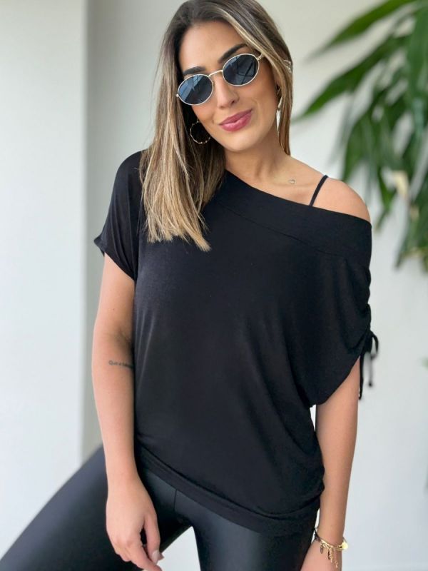BLUSA PUXADINHA OMBRO 