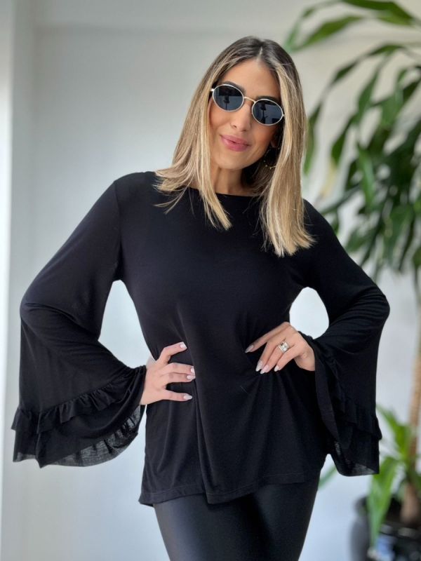 BLUSA MANGA SINO DUPLA
