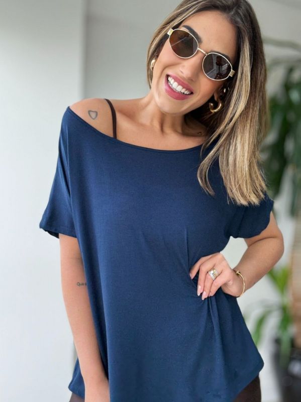BLUSA OMBRO A OMBRO EM SOFT 