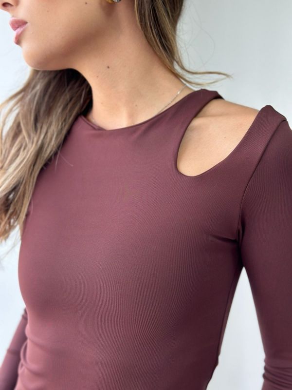 BLUSA BABI COM MANGA LONGA
