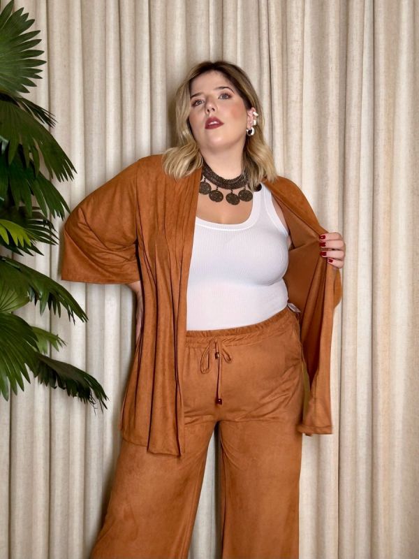 KIMONO CURTO SUEDE