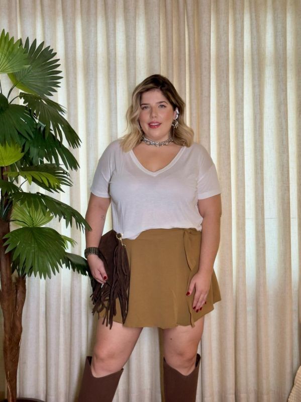 BLUSA BASICA DECOTE EM V 