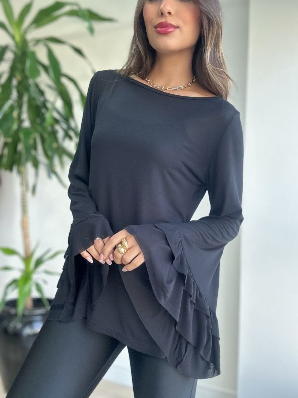 BLUSA MANGA SINO DUPLA
