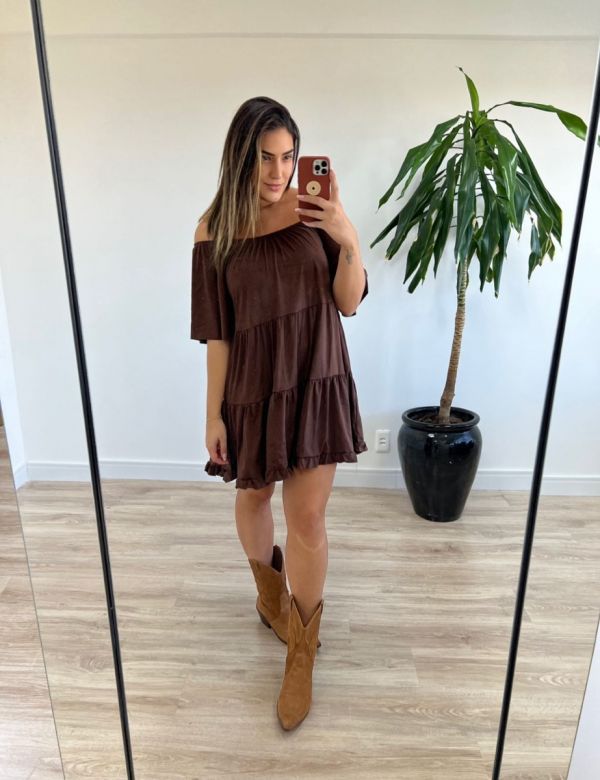 VESTIDO CIGANA SUEDE