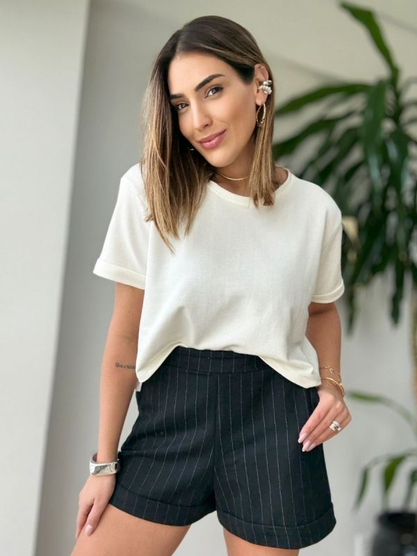 SHORTS ALFAIATARIA RISCA DE GIZ 