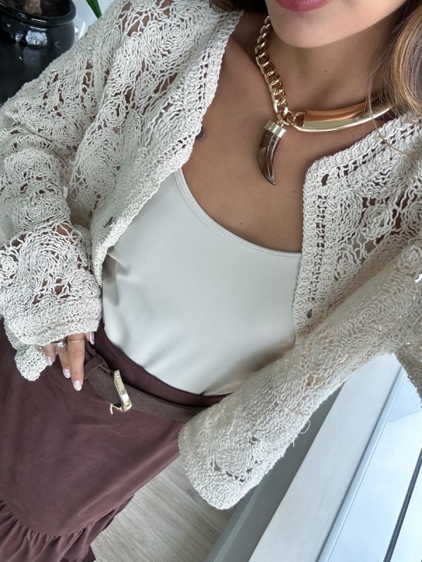 CASAQUETE CROCHE LILY 