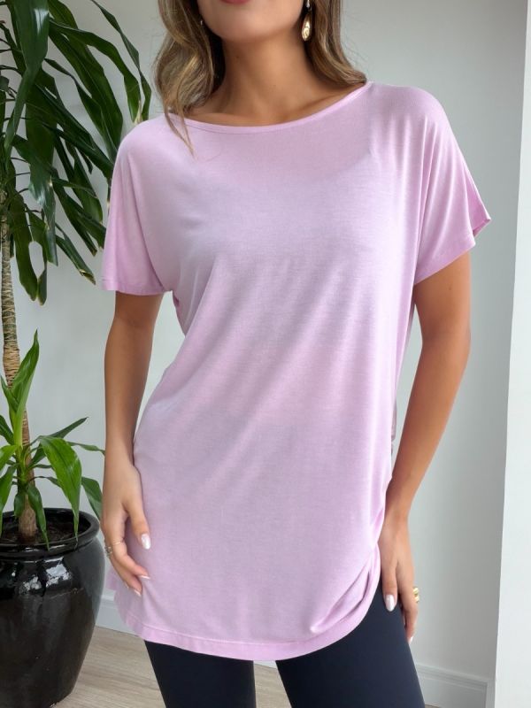 BLUSA SOFT COM FRANZIDO LATERAL