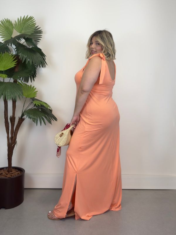 VESTIDO LONGO AMARRACAO