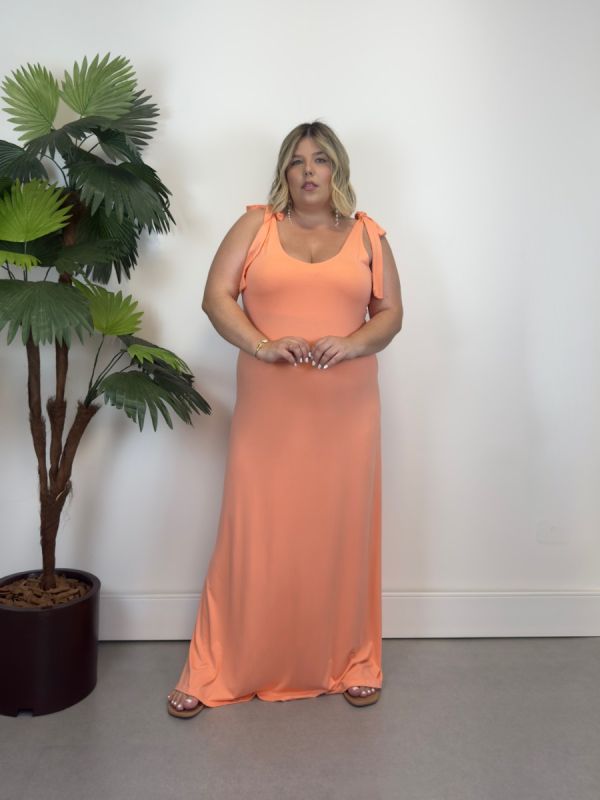 VESTIDO LONGO AMARRACAO