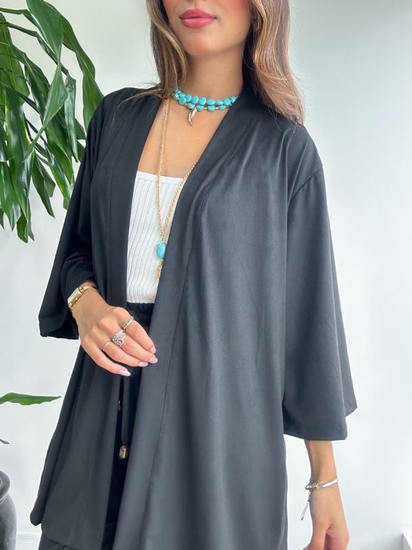 KIMONO CURTO SUEDE