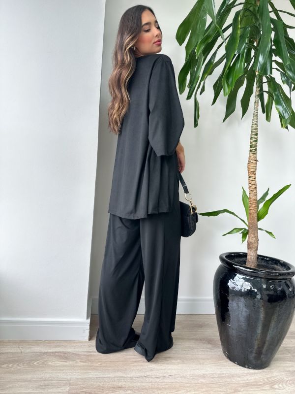 CALCA PANTALONA SUEDE COM PONTEIRA
