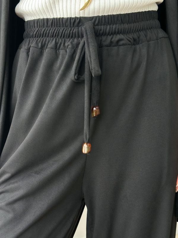 CALCA PANTALONA SUEDE COM PONTEIRA