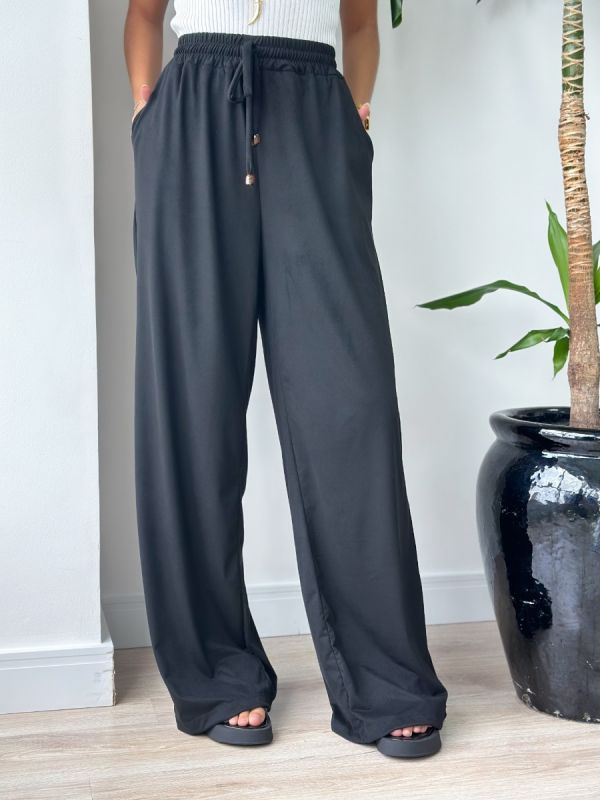 CALCA PANTALONA SUEDE COM PONTEIRA