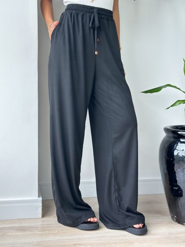 CALCA PANTALONA SUEDE COM PONTEIRA