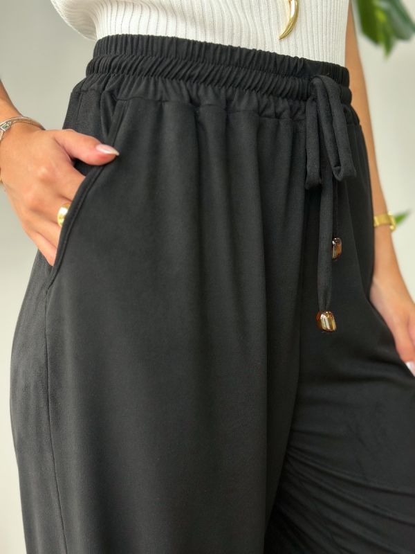 CALCA PANTALONA SUEDE COM PONTEIRA