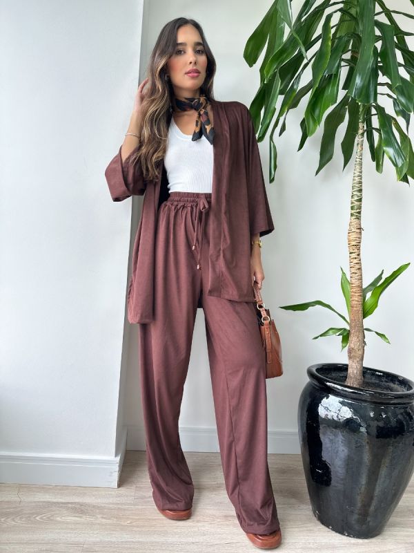 KIMONO CURTO SUEDE