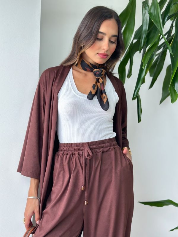 KIMONO CURTO SUEDE