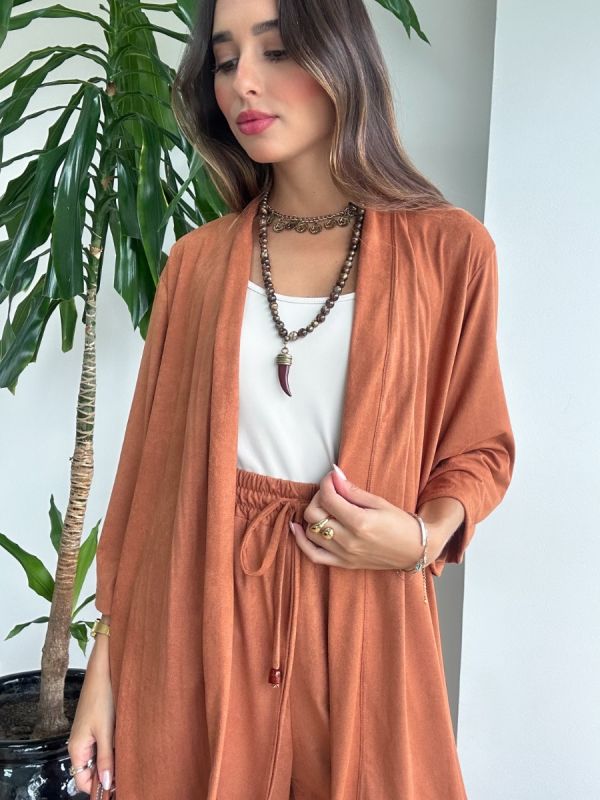 KIMONO CURTO SUEDE