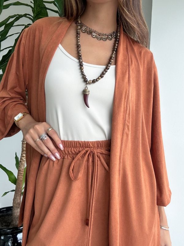 KIMONO CURTO SUEDE