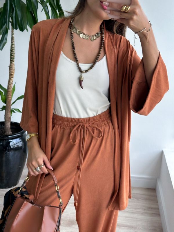 KIMONO CURTO SUEDE