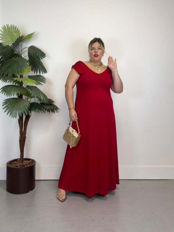 VESTIDO LONGO LOLLA RED 
