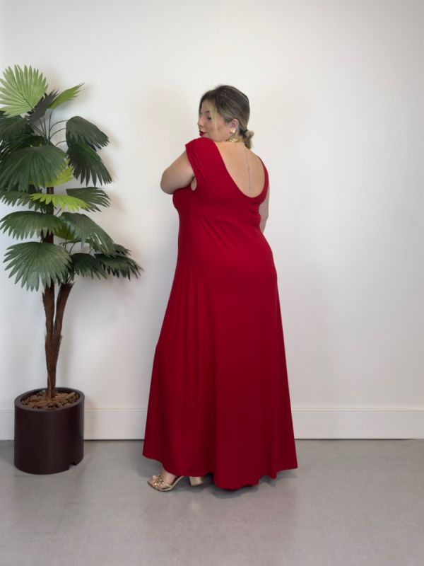 VESTIDO LONGO LOLLA RED 