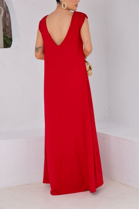 VESTIDO LONGO LOLLA RED 