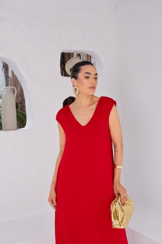 VESTIDO LONGO LOLLA RED 