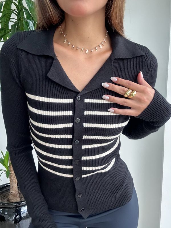 CARDIGAN LISTRADO 
