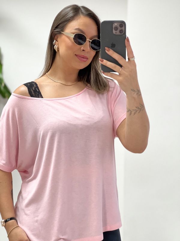 BLUSA OMBRO A OMBRO EM SOFT 