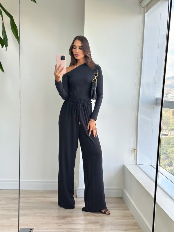 CALCA PANTALONA SUEDE COM PONTEIRA