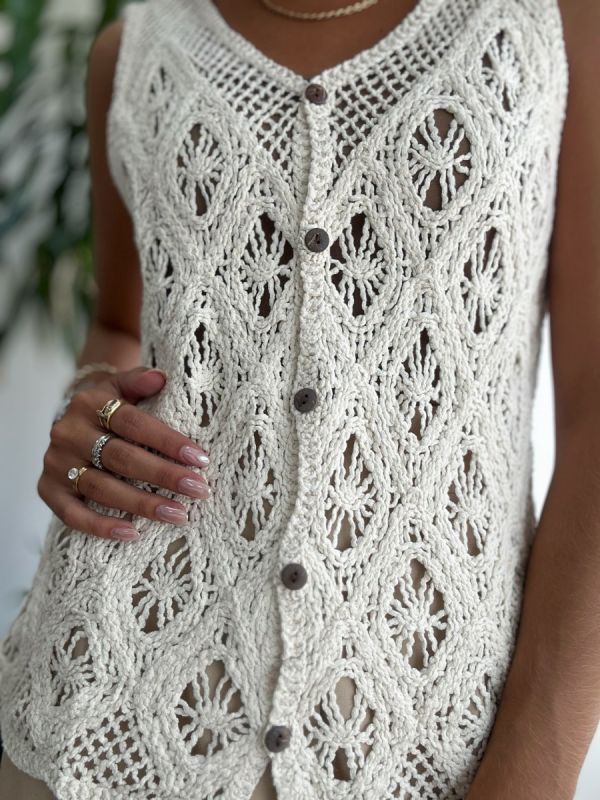 REGATA CROCHE BOTOES