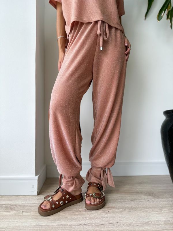 CALÇA LUREX AMARRAÇÃO