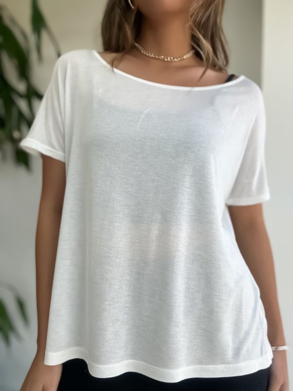 BLUSA OMBRO A OMBRO EM SOFT 