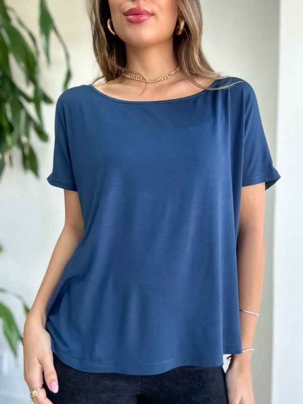 BLUSA OMBRO A OMBRO EM SOFT 