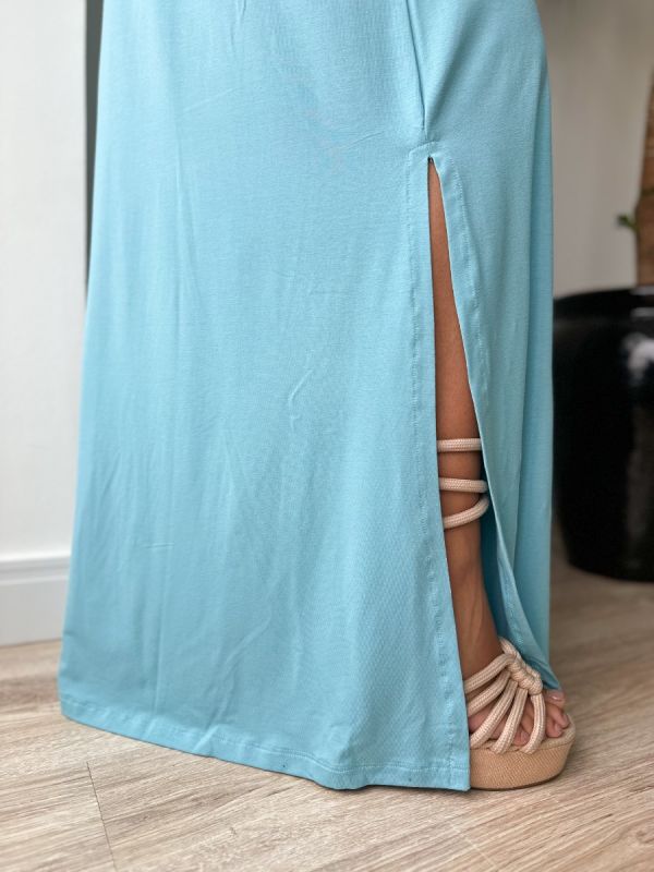 VESTIDO LONGO AMARRACAO