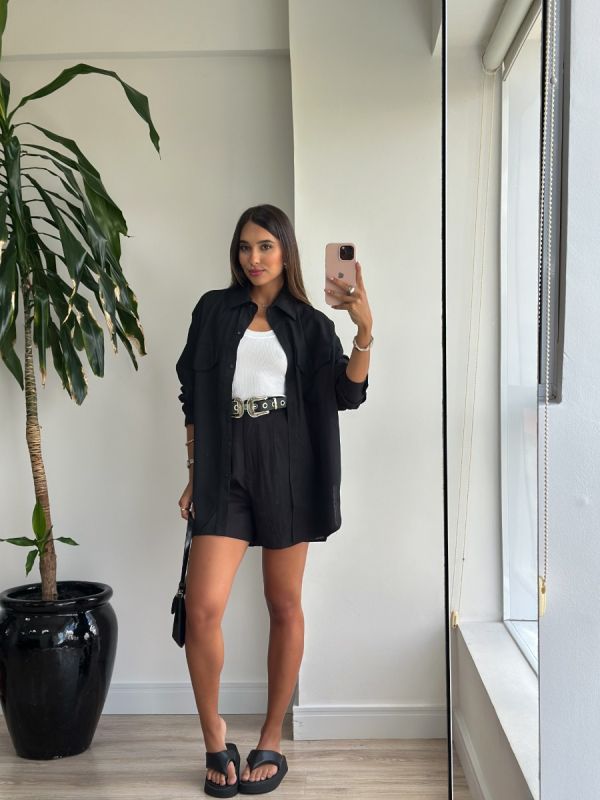 SHORTS BASICO PRETO