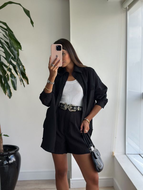 SHORTS BASICO PRETO