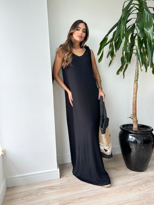 VESTIDO LONGO AMARRACAO