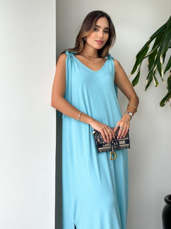 VESTIDO LONGO AMARRACAO