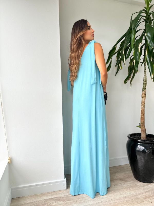 VESTIDO LONGO AMARRACAO