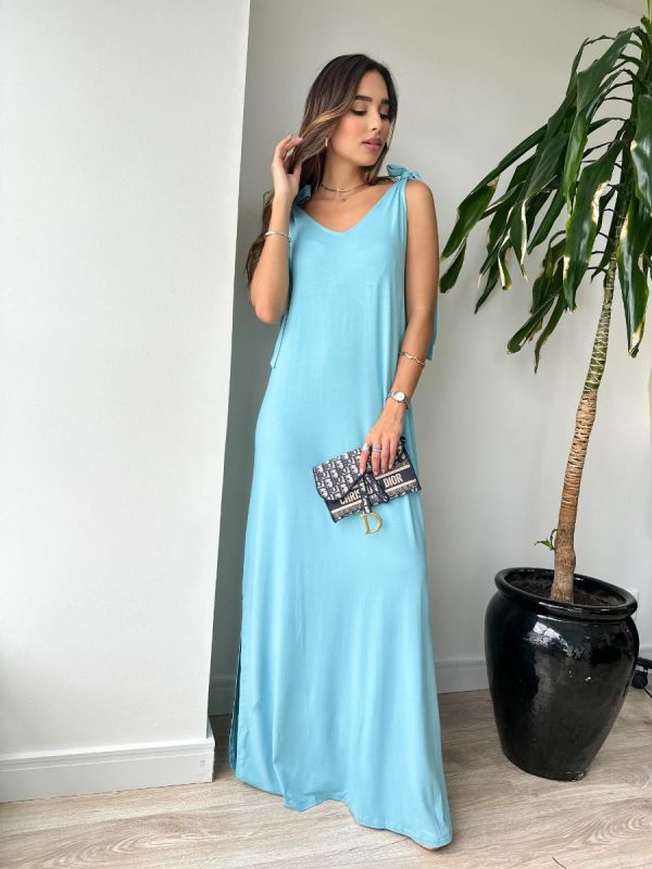 VESTIDO LONGO AMARRACAO