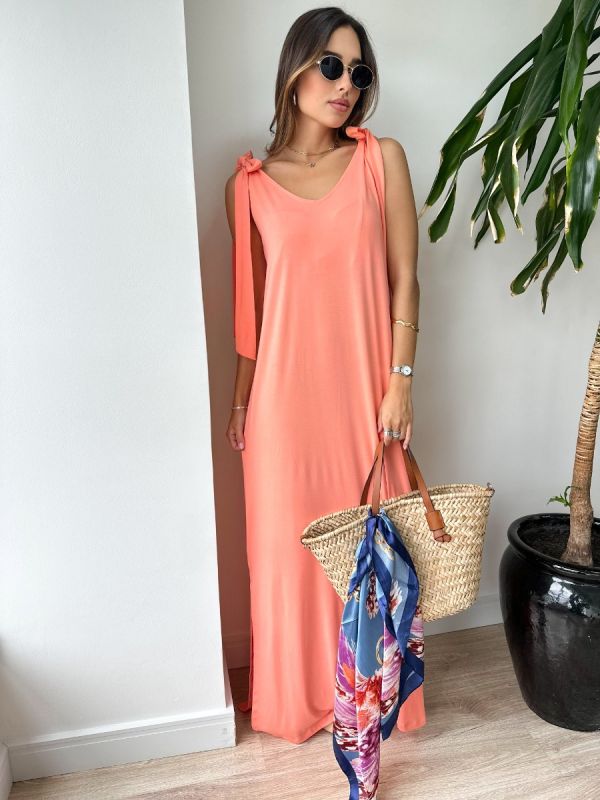 VESTIDO LONGO AMARRACAO