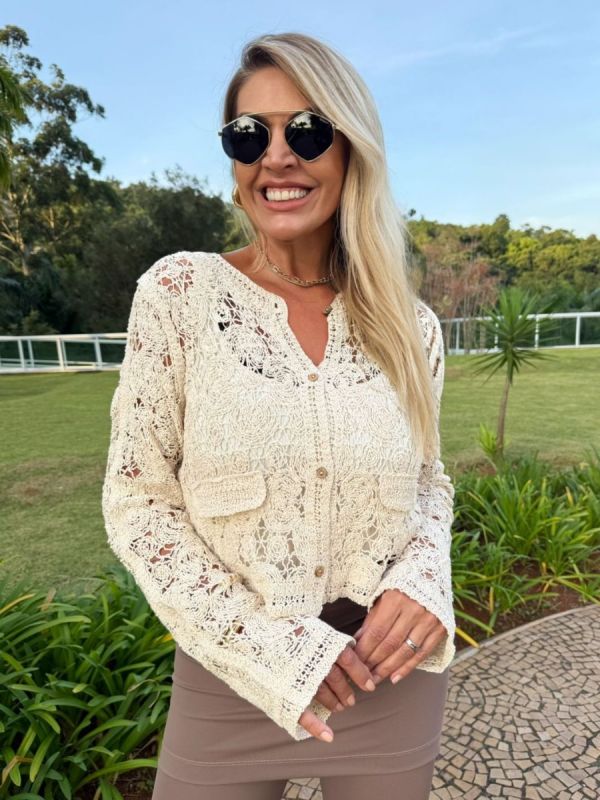 CASAQUETE CROCHE LILY 
